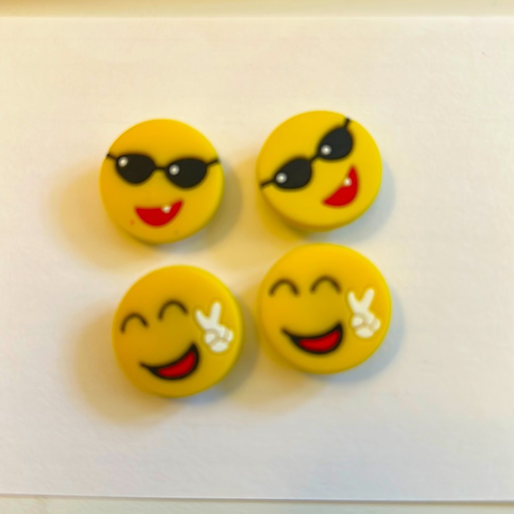 Happy and cool croc charms